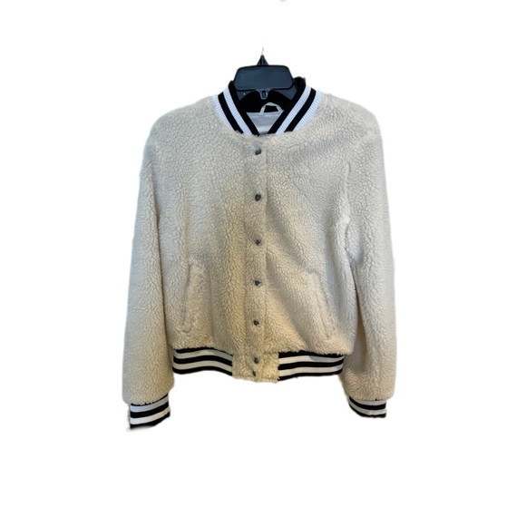 Levi’s Varsity Fleece Bomber Jacket NWOT | size M - Picture 3 of 16